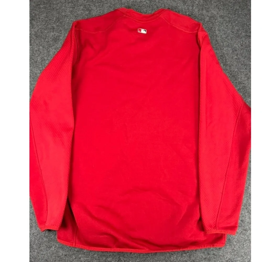 Nike Pro Washington Nationals‎ MLB Fitted Red Long Sleeve Shirt Mens XL